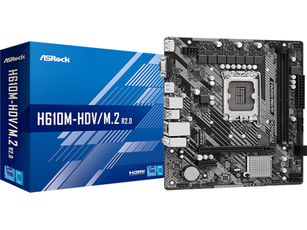 Asrock Matična ploča  H610M-HDV/M.2 R2.0/LGA1700